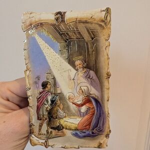 Nativity Scene Decorative Plaque